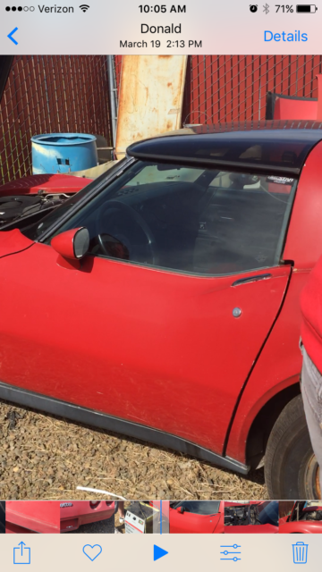 1982 Red Chevrolet Corvette Coupe