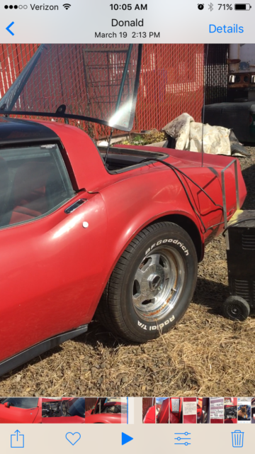 1982 Red Chevrolet Corvette Coupe