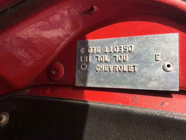 1982 Red Chevrolet Corvette Coupe