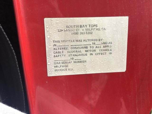 1982 Red Chevrolet Corvette Coupe