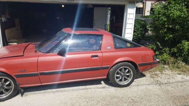1982 Red Mazda RX-7