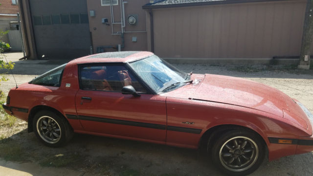 1982 Red Mazda RX-7