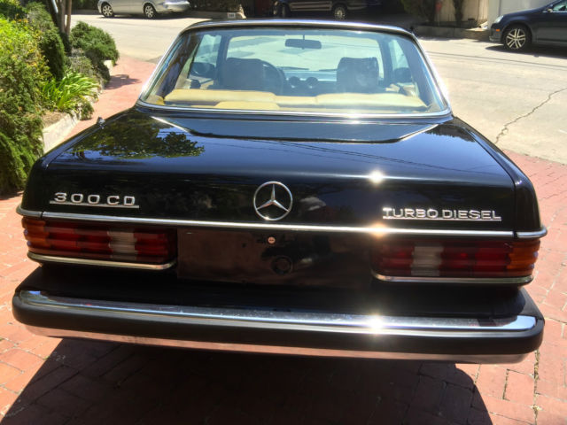 1982 Black Mercedes-Benz 300-Series Coupe