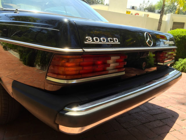 1982 Black Mercedes-Benz 300-Series Coupe