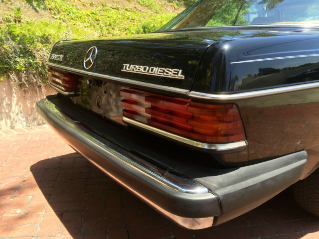 1982 Black Mercedes-Benz 300-Series Coupe