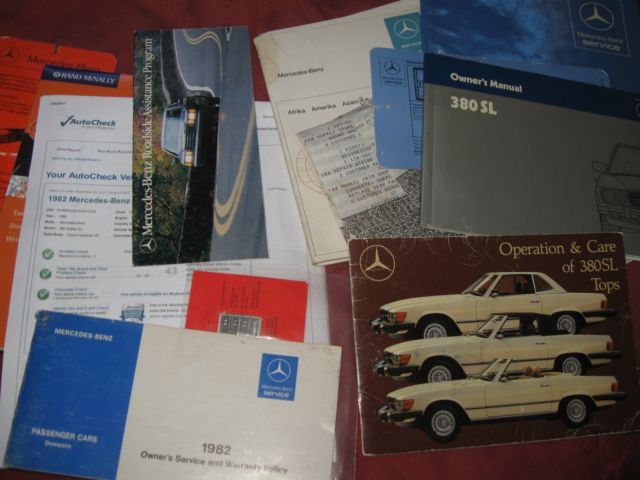 1982 Mercedes-Benz SL-Class Convertible