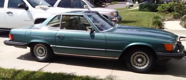 1982 Teal Mercedes-Benz SL-Class Convertible