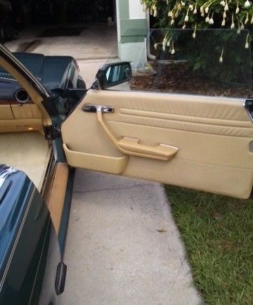 1982 Teal Mercedes-Benz SL-Class Convertible