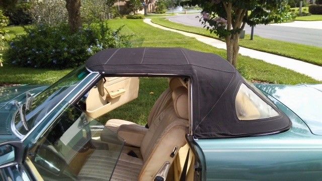 1982 Teal Mercedes-Benz SL-Class Convertible