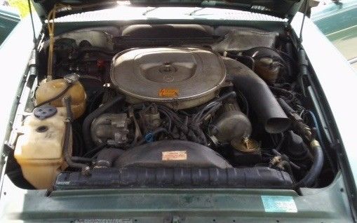 1982 Teal Mercedes-Benz SL-Class Convertible