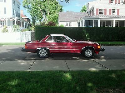 1982 Red Mercedes-Benz 300-Series Convertible