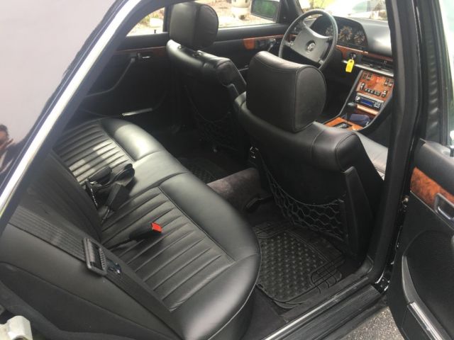 1982 Black Mercedes-Benz S-Class Sedan