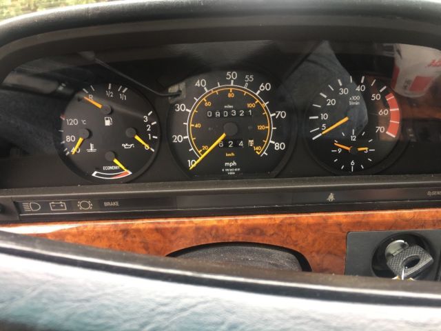 1982 Black Mercedes-Benz S-Class Sedan