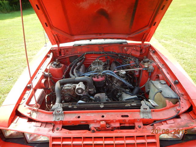 1982 Red Ford Mustang Coupe