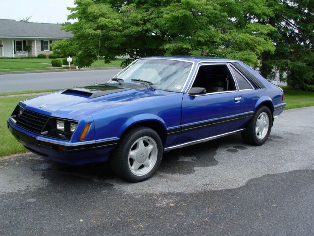 1982 Blue Ford Mustang Coupe