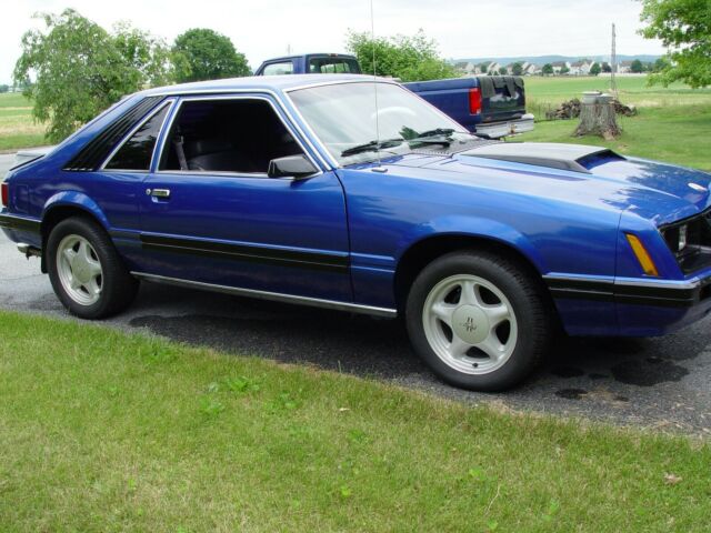 1982 Blue Ford Mustang Coupe