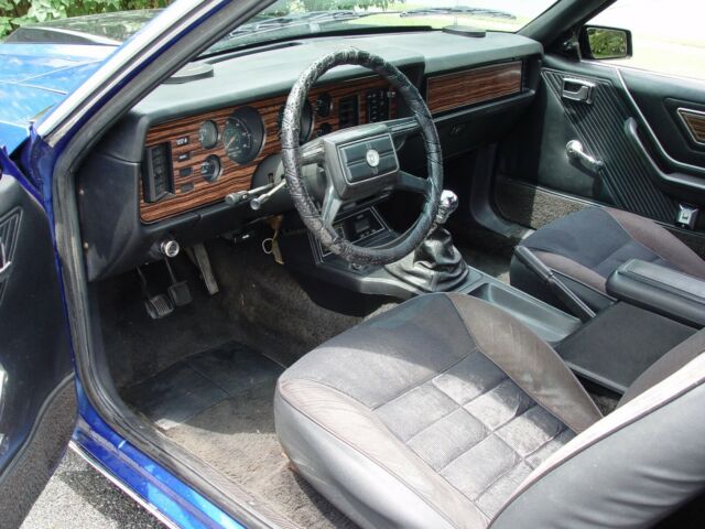 1982 Blue Ford Mustang Coupe
