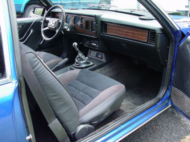1982 Blue Ford Mustang Coupe