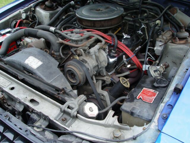 1982 Blue Ford Mustang Coupe