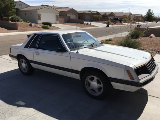 1982 White Ford Mustang Coupe