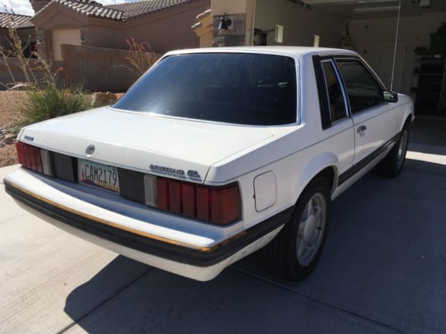 1982 White Ford Mustang Coupe