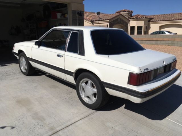 1982 White Ford Mustang Coupe