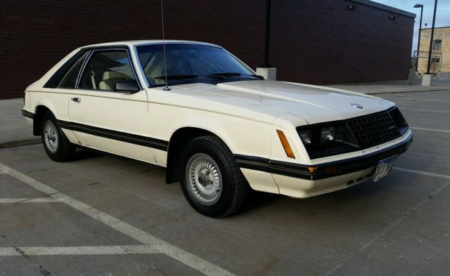 1982 Vanilla Pastel Ford Mustang