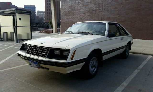 1982 Vanilla Pastel Ford Mustang