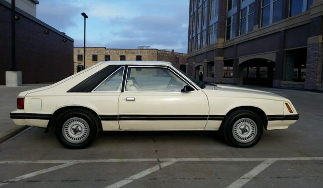 1982 Vanilla Pastel Ford Mustang