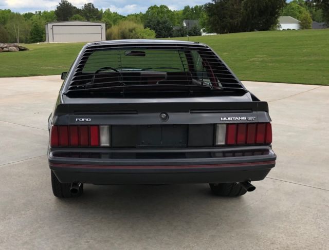 1982 Black Ford Mustang Hatchback