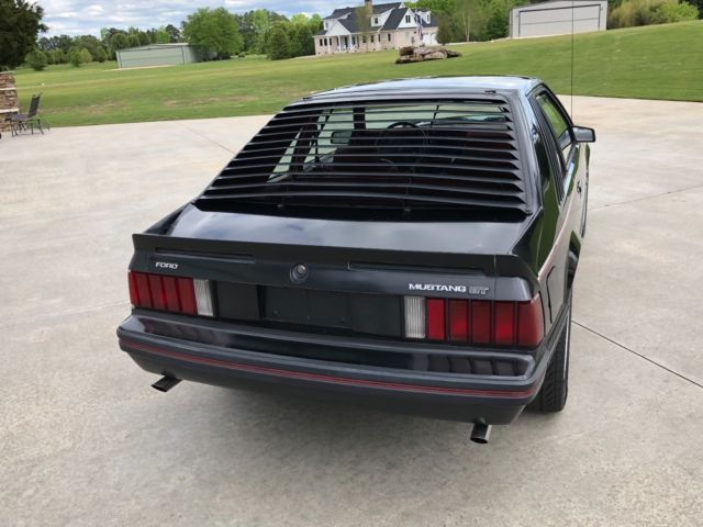 1982 Black Ford Mustang Hatchback