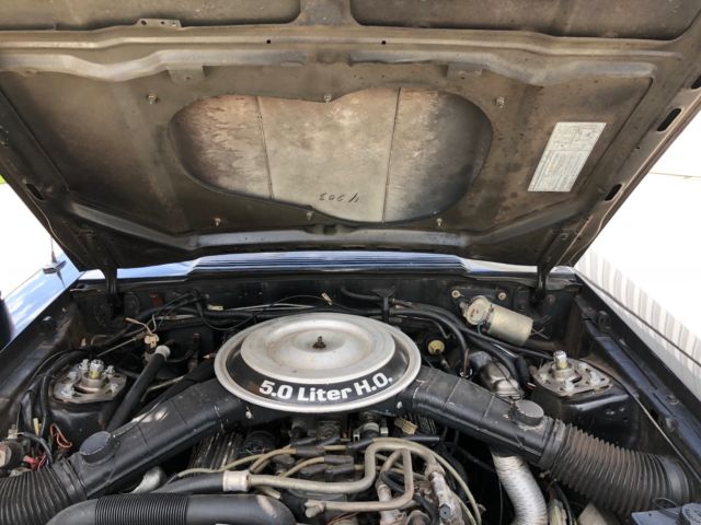 1982 Black Ford Mustang Hatchback