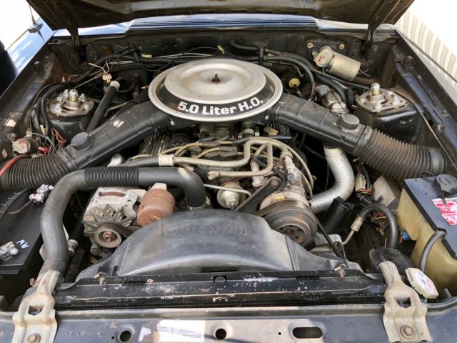 1982 Black Ford Mustang Hatchback