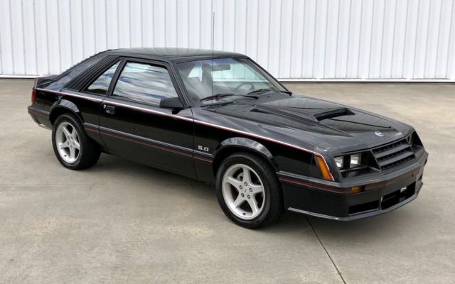 1982 Black Ford Mustang Hatchback