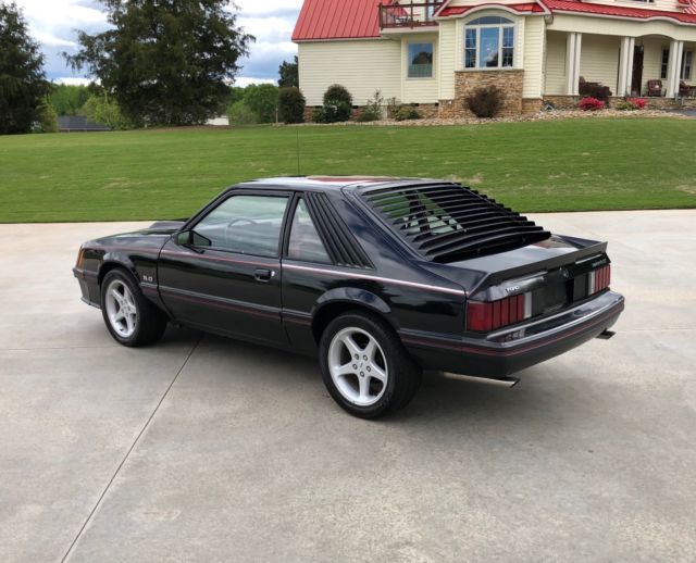 1982 Black Ford Mustang Hatchback