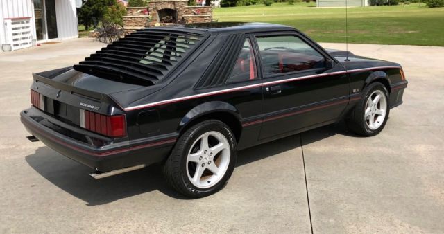 1982 Black Ford Mustang Hatchback