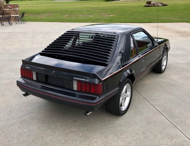 1982 Black Ford Mustang Hatchback