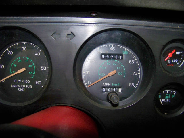 1982 Red Ford Mustang Hatchback