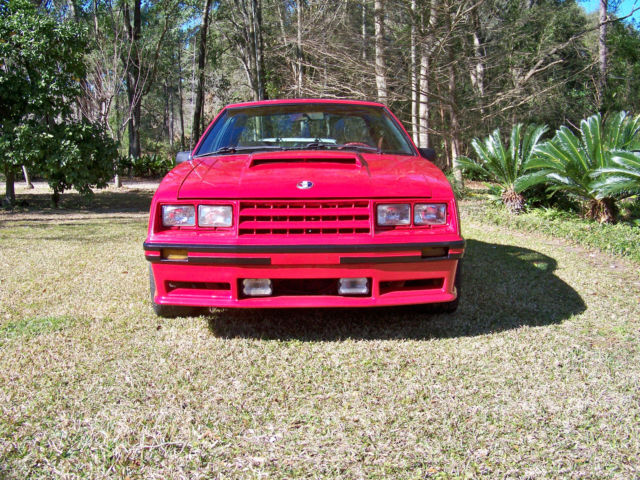1982 Red Ford Mustang Hatchback