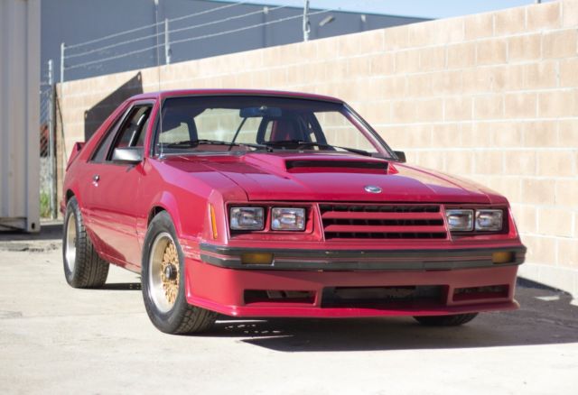 1982 Red Ford Mustang Coupe