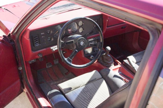 1982 Red Ford Mustang Coupe