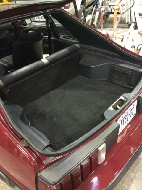 1982 Red Ford Mustang