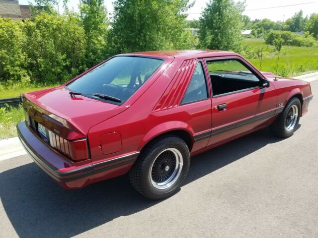 1982 Red Ford Mustang