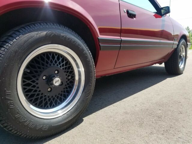 1982 Red Ford Mustang