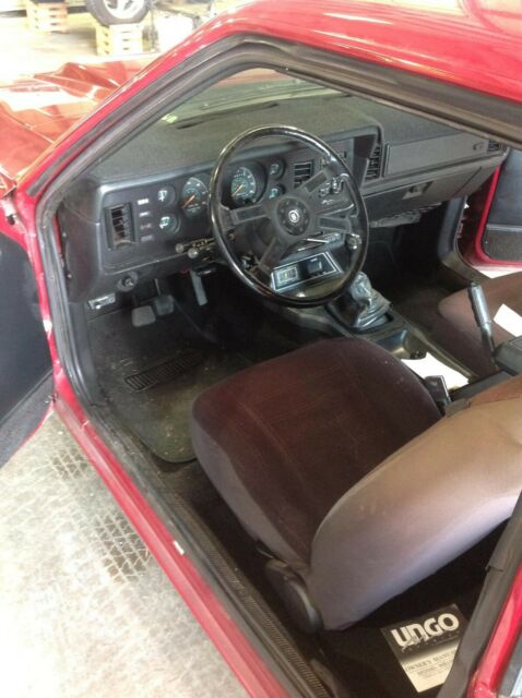 1982 Red Ford Mustang