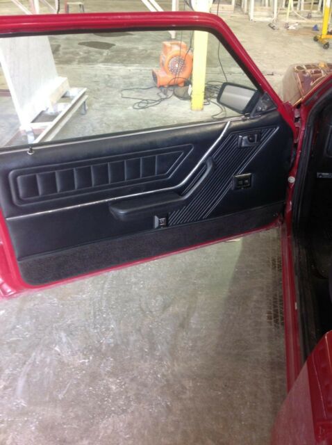 1982 Red Ford Mustang