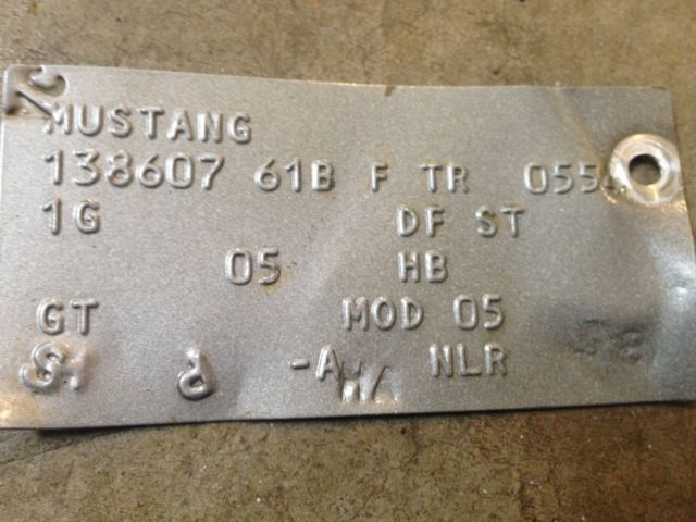 1982 Silver Ford Mustang Coupe