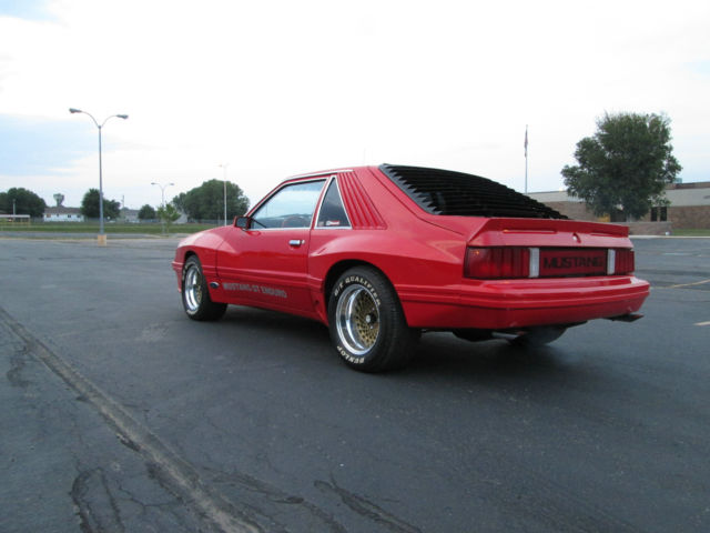 1982 Red Ford Mustang Fastback