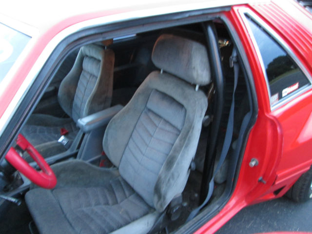 1982 Red Ford Mustang Fastback