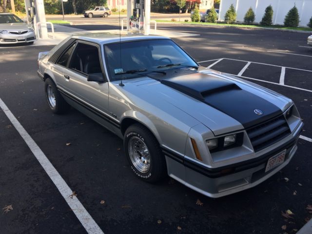 1982 Silver Ford Mustang Hatchback